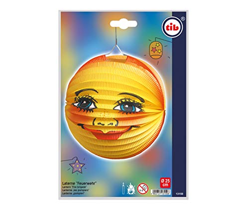 TIB Heyne 13040 - Rundlaterne, Gesicht, Ø25cm, rund, schwer entflammbar, Motiv, St. Martin, Laternenumzug TIB Heyne 13040 - Rundlaterne, Gesicht, Ø25cm, rund, schwer entflammbar, Motiv, St. Martin, Laternenumzug von TIB Heyne