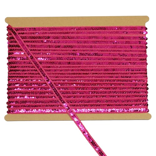 Tibaoffy 12 mm breites, rosafarbenes Pailletten-Bordüre, 12 m lang, glitzernder Stoff für DIY-Nähen, Kostümdesign, Party-Dekoration Tibaoffy 12 mm breites, rosafarbenes Pailletten-Bordüre, 12 m lang, glitzernder Stoff für DIY-Nähen, Kostümdesign, Party-Dekoration von Tibaoffy