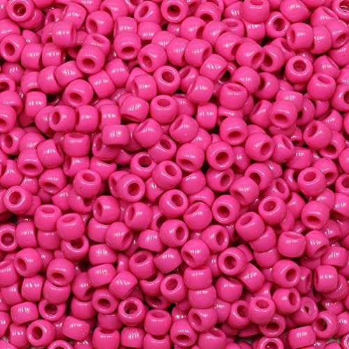 Tibaoffy Crafts Rosen-Perlen, 6 x 9 mm, Pony-Perlen, insgesamt ca. 1000 Stück von Tibaoffy