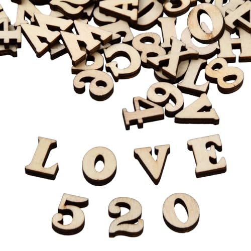 Tibapla 400 Stücke Holzbuchstaben und Zahlen, Mini Hölzerne Großbuchstaben und Zahlen für Wohnkultur Frühkindliche Bildung Scrabble, Holzbuchstaben Set für DIY Kunsthandwerk Hochzeitsfest Party Tibapla 400 Stücke Holzbuchstaben und Zahlen, Mini Hölzerne Großbuchstaben und Zahlen für Wohnkultur Frühkindliche Bildung Scrabble, Holzbuchstaben Set für DIY Kunsthandwerk Hochzeitsfest Party von Tibapla
