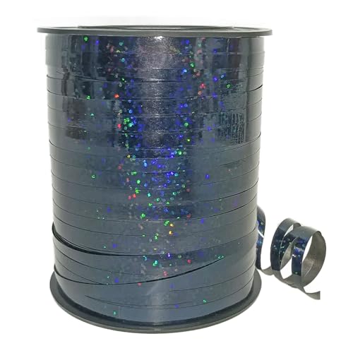 450 Meter Geschenkband 5mm Schleifenband Glitzerndes Schwarz, 500 Yard Schleifenband Glänzend Bunt Glitzer Ringelband Ballonband für Ballonverschlüsse, Geschenkverpackung, Partydeko, Hochzeitsdeko 450 Meter Geschenkband 5mm Schleifenband Glitzerndes Schwarz, 500 Yard Schleifenband Glänzend Bunt Glitzer Ringelband Ballonband für Ballonverschlüsse, Geschenkverpackung, Partydeko, Hochzeitsdeko von Tibimon