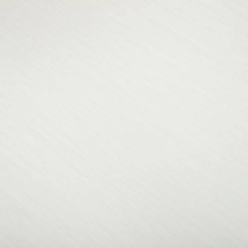 Wachstuch Tischdecke oval abwaschbar Leinenoptik grob Struktur Gartentischdecke fleckenabweisend (Weiß, 140x180 cm) von TiborTex