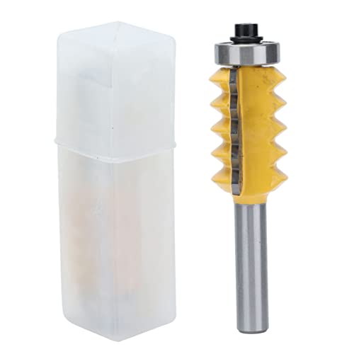 8mm Schaftgelenk -Router -Bit, Architekturformrouter Bit, Multi -Zahn -Fräste -Cutter für Holzstahl -Legierungswellen für Holz (30 mm) von Ticfox
