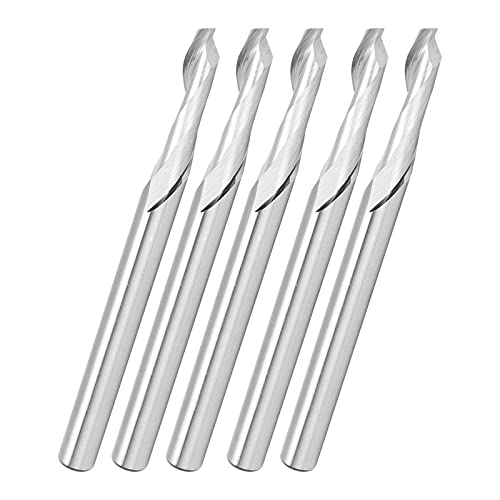 CNC Spiral Router Bits, 5pcs 8mm Einflöten-Gravurbits Hochgeschwindigkeitsstahl-Fräser 8x30x100 Mm für CNC/Holzbearbeitung, Aluminium & Metall CNC Spiral Router Bits, 5pcs 8mm Einflöten-Gravurbits Hochgeschwindigkeitsstahl-Fräser 8x30x100 Mm für CNC/Holzbearbeitung, Aluminium & Metall von Ticfox