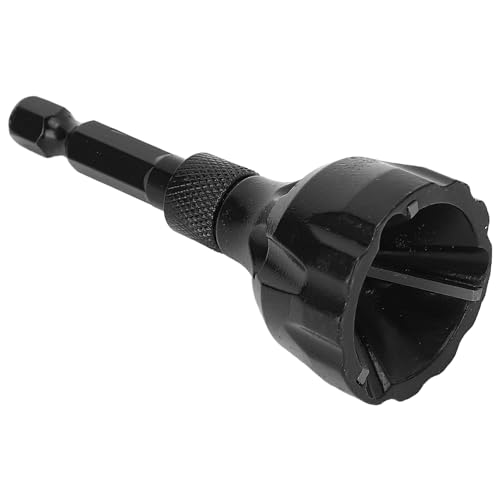 Debring External Camfer Tool, Carbid Burr -Gewindeentferner Beschädigte Schrauben Reparatur 3 Bis 20 Mm (1/8in -4/5in) 3 Flöte Hex Shank für Metallstangenschraubenrohr von Ticfox