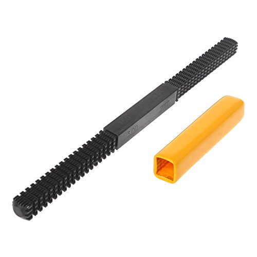 Ticfox Thread Repair Restoration File Metrisches Gewinde-Reparaturfeile Zähne Korrektur Metrische Hardware Mini DIY Tools Reinigt Beschädigte Gewinde 0,75–3 mm Teilung Metall von Ticfox