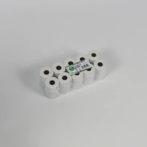 TICKOFFICE - Rollen für Pos, 57 mm x 18 Meter, Loch 12 mm, Durchmesser 38-57 x 18 x 12 Thermopapier, BPA-frei (10) von Tickoffice