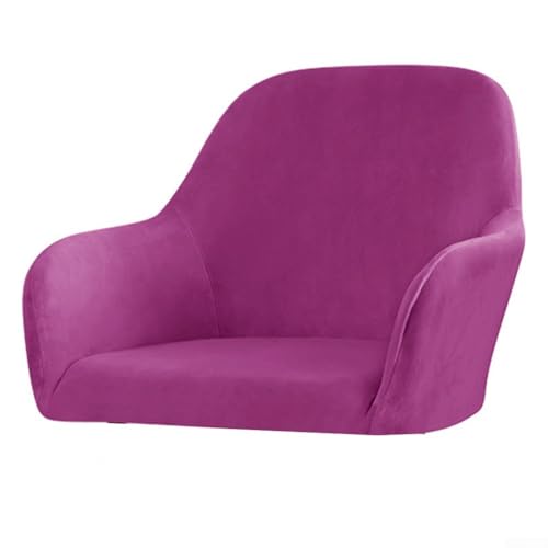 Sesselbezug aus Plüschstoff, sehr dehnbar und robust für lange Lebensdauer, Violett von Tidevib