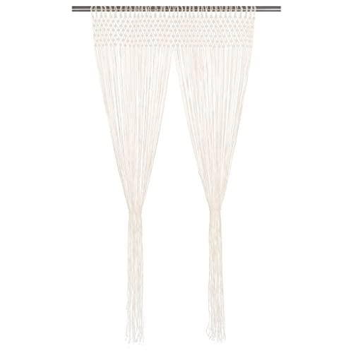 Catherinol Makramee Vorhang, Blickdichte Vorhänge, Boho Vorhang, Curtains, Gardinen Blickdicht, Baumwoll Gardinen, Vorhang Vintage, 140×240 cm Baumwolle Catherinol Makramee Vorhang, Blickdichte Vorhänge, Boho Vorhang, Curtains, Gardinen Blickdicht, Baumwoll Gardinen, Vorhang Vintage, 140×240 cm Baumwolle von Tidyard
