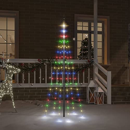 Tidyard LED Weihnachtsbaum für Fahnenmast, Weihnachtsbaum LED Lichterkette, Christbaumbeleuchtung, LED Weihnachten Lichterkette Außen, Weihnachtsbeleuchtung Lichternetz,Mehrfarbig 108 LEDs 180 cm Tidyard LED Weihnachtsbaum für Fahnenmast, Weihnachtsbaum LED Lichterkette, Christbaumbeleuchtung, LED Weihnachten Lichterkette Außen, Weihnachtsbeleuchtung Lichternetz,Mehrfarbig 108 LEDs 180 cm von Tidyard