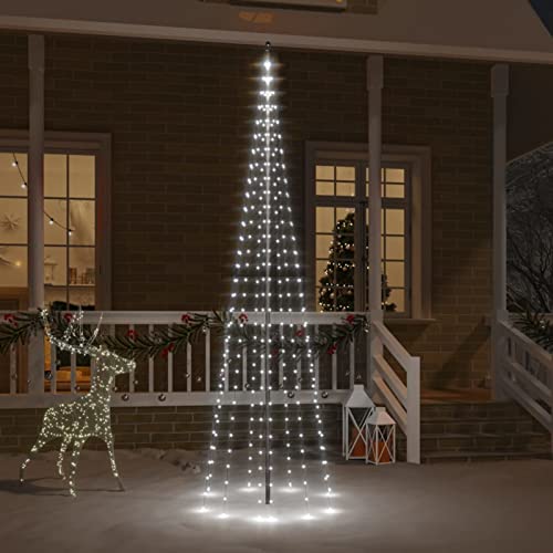 Tidyard LED Weihnachtsbaum für Fahnenmast Tannenbaum Christbaumbeleuchtung Lichterkette Außen Weihnachtsbeleuchtung für Rasen Garten Weihnachten Dekoration Weihnachtsdeko Kaltweiß 310 LEDs 300 cm Tidyard LED Weihnachtsbaum für Fahnenmast Tannenbaum Christbaumbeleuchtung Lichterkette Außen Weihnachtsbeleuchtung für Rasen Garten Weihnachten Dekoration Weihnachtsdeko Kaltweiß 310 LEDs 300 cm von Tidyard