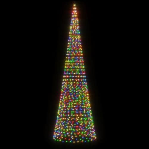 Tidyard LED Weihnachtsbaum für Fahnenmast Tannenbaum Lichterbaum Weihnachtsdeko Beleuchtung Außen Beleuchtet Lichterkette 1534 LEDs Mehrfarbig 500 cm Tidyard LED Weihnachtsbaum für Fahnenmast Tannenbaum Lichterbaum Weihnachtsdeko Beleuchtung Außen Beleuchtet Lichterkette 1534 LEDs Mehrfarbig 500 cm von Tidyard