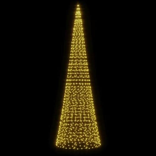 Tidyard LED Weihnachtsbaum für Fahnenmast Tannenbaum Lichterbaum Weihnachtsdeko Beleuchtung Außen Beleuchtet Lichterkette 1534 LEDs Warmweiß 500 cm Tidyard LED Weihnachtsbaum für Fahnenmast Tannenbaum Lichterbaum Weihnachtsdeko Beleuchtung Außen Beleuchtet Lichterkette 1534 LEDs Warmweiß 500 cm von Tidyard