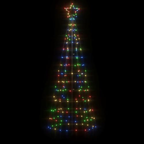 Tidyard LED Weihnachtsbaum mit Erdspießen Kegelform Tannenbaum Lichterbaum Weihnachtsdeko Stern Beleuchtung Außen Beleuchtet Lichterkette Kegelform 220 LEDs Mehrfarbig 180 cm Tidyard LED Weihnachtsbaum mit Erdspießen Kegelform Tannenbaum Lichterbaum Weihnachtsdeko Stern Beleuchtung Außen Beleuchtet Lichterkette Kegelform 220 LEDs Mehrfarbig 180 cm von Tidyard