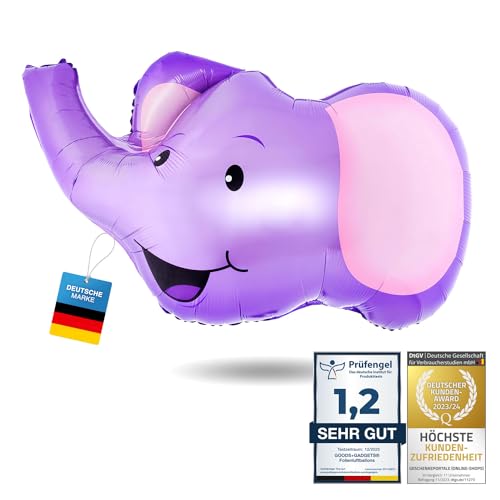 Luftballon Elefant Heliumballon Tiermotiv Tiere Folienballon für Kindergeburstag Deko Luftballon Elefant Heliumballon Tiermotiv Tiere Folienballon für Kindergeburstag Deko von Tierkopf