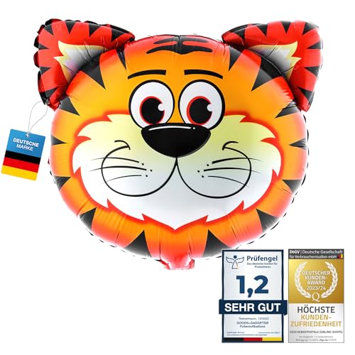 Luftballon Tiger Heliumballon Tiermotiv Tiere Folienballon für Kindergeburstag Deko Luftballon Tiger Heliumballon Tiermotiv Tiere Folienballon für Kindergeburstag Deko von Tierkopf