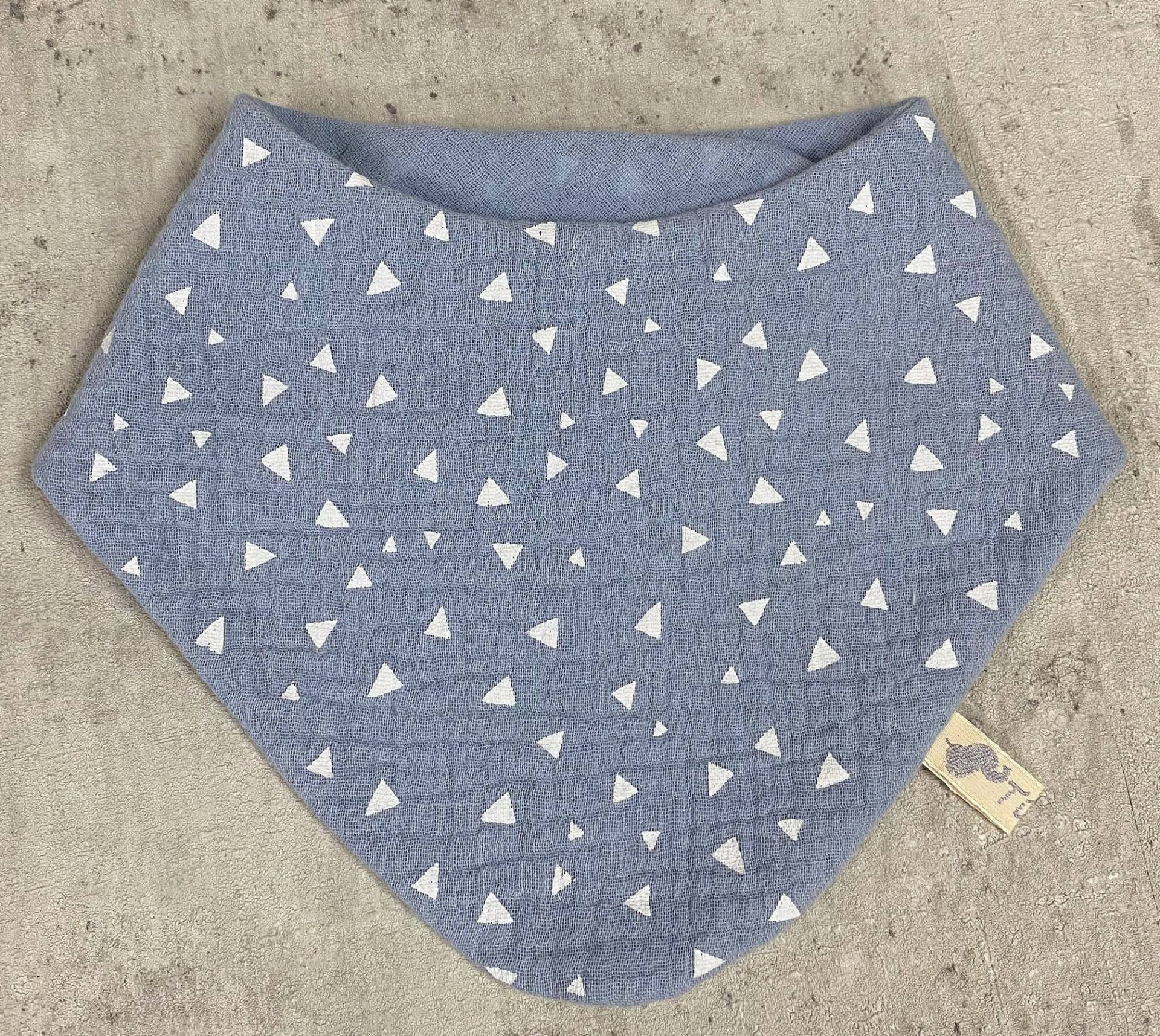 Dreieckstuch Baby Musselin Wendehalstuch Spucktuch Verstellbar Mädchen Jungen Hellblau Dreieckstuch Baby Musselin Wendehalstuch Spucktuch Verstellbar Mädchen Jungen Hellblau von Tifilou