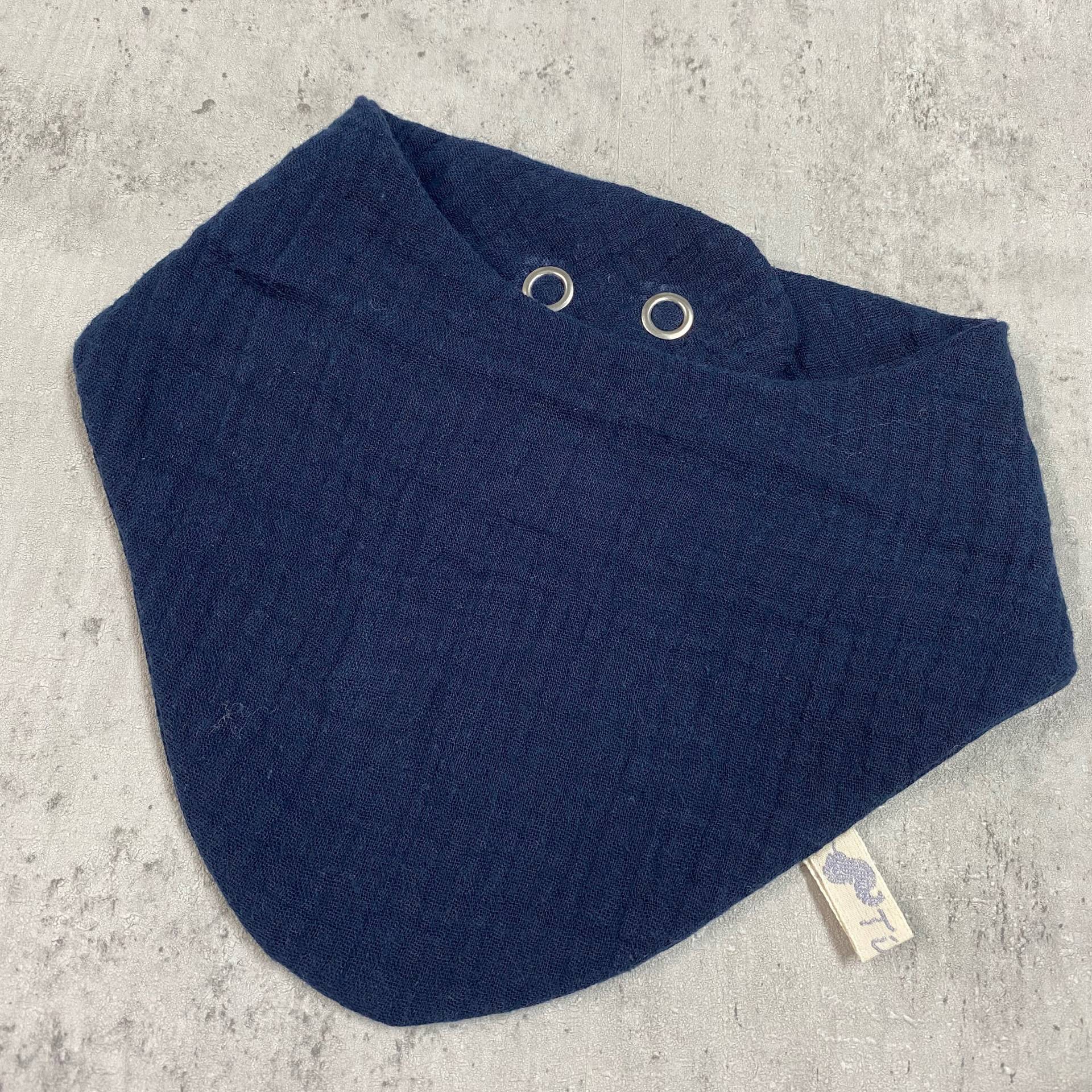 Musselin Dreieckstuch Baby Wendehalstuch Spucktuch Verstellbar Blau Marineblau Musselin Dreieckstuch Baby Wendehalstuch Spucktuch Verstellbar Blau Marineblau von Tifilou