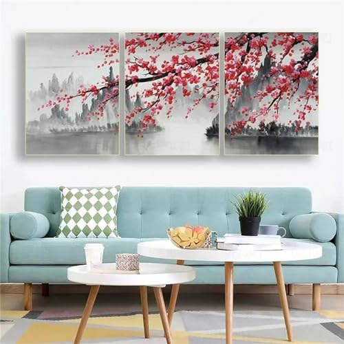 5D Diamond Painting 3 Teilig Groß XXL Meihua Mountain Diamant Painting Bilder Full Drill Eckige Mosaikherstellung Basteln Erwachsene Malen Nach Zahlen für Home Décor Mädchen Geschenke 25x40cm F-6247 5D Diamond Painting 3 Teilig Groß XXL Meihua Mountain Diamant Painting Bilder Full Drill Eckige Mosaikherstellung Basteln Erwachsene Malen Nach Zahlen für Home Décor Mädchen Geschenke 25x40cm F-6247 von Tifnuer