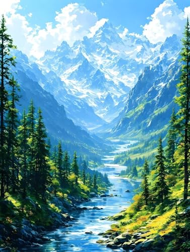 5D Diamond Painting Forest Lake Diamant Painting Bilder Kinder, Diamond Painting Erwachsene, DIY Diamantmalerei Basteln Bilder Geschenk Mädchen Weihnachten Halloween Home Wand Dekor 10x15cm B-4039 5D Diamond Painting Forest Lake Diamant Painting Bilder Kinder, Diamond Painting Erwachsene, DIY Diamantmalerei Basteln Bilder Geschenk Mädchen Weihnachten Halloween Home Wand Dekor 10x15cm B-4039 von Tifnuer
