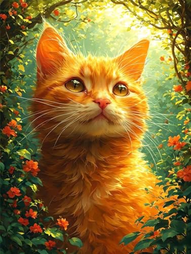 5D Diamond Painting Waldkatze Diamant Painting Bilder Kinder, Diamond Painting Erwachsene, DIY Diamantmalerei Basteln Bilder Geschenk Mädchen Weihnachten Halloween Home Wand Dekor 10x15cm B-4105 5D Diamond Painting Waldkatze Diamant Painting Bilder Kinder, Diamond Painting Erwachsene, DIY Diamantmalerei Basteln Bilder Geschenk Mädchen Weihnachten Halloween Home Wand Dekor 10x15cm B-4105 von Tifnuer
