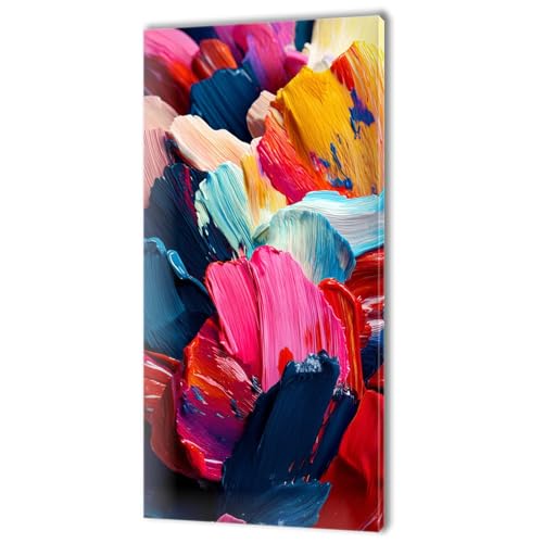Malen Nach Zahlen Erwachsene, Malen Nach Zahlen Farbe Abstrakt, XXL DIY Ölgemälde Kit mit 3- Pinseln und Acrylfarben, Erwachsene Kunsthandwerk für Zuhause, Deko Wohnzimmer (Ohne Rahmen) 90x180cm w-19 von Tifnuer