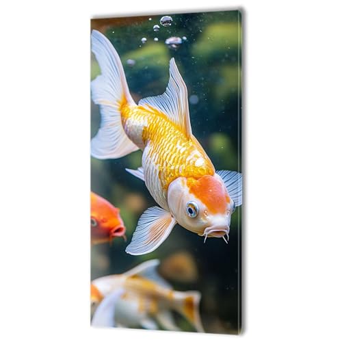 Malen Nach Zahlen Erwachsene, Malen Nach Zahlen Tier Fisch, XXL DIY Ölgemälde Kit mit 3- Pinseln und Acrylfarben, Erwachsene Kunsthandwerk für Zuhause, Deko Wohnzimmer (Ohne Rahmen) 35x70cm w-285 von Tifnuer