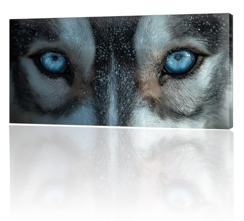 Malen Nach Zahlen Erwachsene, Malen Nach Zahlen Tier Wolf, XXL DIY Ölgemälde Kit mit 3- Pinseln und Acrylfarben, Erwachsene Kunsthandwerk für Zuhause, Deko Wohnzimmer (Ohne Rahmen) 70x140cm w-226 von Tifnuer