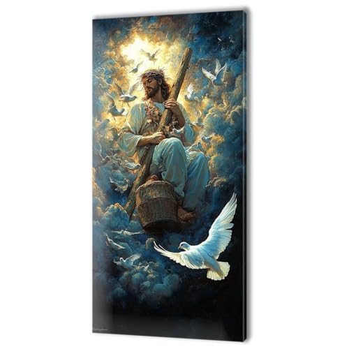 Malen Nach Zahlen Erwachsene, Malen Nach Zahlen Weiße Taube Mann, XXL DIY Ölgemälde Kit mit 3- Pinseln und Acrylfarben, Erwachsene Kunsthandwerk für Zuhause, Deko Wohnzimmer Ohne Rahmen 90x180cm w-11 Malen Nach Zahlen Erwachsene, Malen Nach Zahlen Weiße Taube Mann, XXL DIY Ölgemälde Kit mit 3- Pinseln und Acrylfarben, Erwachsene Kunsthandwerk für Zuhause, Deko Wohnzimmer Ohne Rahmen 90x180cm w-11 von Tifnuer