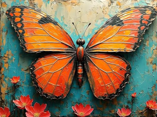 Malen Nach Zahlen Erwachsene Abstrakt Schmetterling Malen Nach Zahlen Kinder, DIY Handgemalt Ölgemälde Kit, Mit 3 Pinsel und Hochwertige Acrylfarben Leinwand Basteln für Home Wand Decor 90x120cm w-86 Malen Nach Zahlen Erwachsene Abstrakt Schmetterling Malen Nach Zahlen Kinder, DIY Handgemalt Ölgemälde Kit, Mit 3 Pinsel und Hochwertige Acrylfarben Leinwand Basteln für Home Wand Decor 90x120cm w-86 von Tifnuer