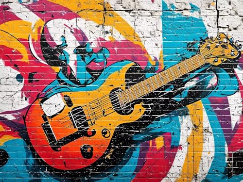 Malen Nach Zahlen Erwachsene Farbe Gitarre Malen Nach Zahlen Kinder, DIY Handgemalt Ölgemälde Kit, Mit 3 Pinsel und Hochwertige Acrylfarben Leinwand Basteln, für Home Wand Decor Geschenk 50x65cm w-29 Malen Nach Zahlen Erwachsene Farbe Gitarre Malen Nach Zahlen Kinder, DIY Handgemalt Ölgemälde Kit, Mit 3 Pinsel und Hochwertige Acrylfarben Leinwand Basteln, für Home Wand Decor Geschenk 50x65cm w-29 von Tifnuer