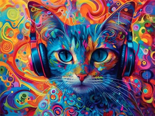 Malen Nach Zahlen Erwachsene Farbe Katze Malen Nach Zahlen Kinder, DIY Handgemalt Ölgemälde Kit, Mit 3 Pinsel und Hochwertige Acrylfarben Leinwand Basteln, für Home Wand Decor Geschenk 90x120cm w-35 Malen Nach Zahlen Erwachsene Farbe Katze Malen Nach Zahlen Kinder, DIY Handgemalt Ölgemälde Kit, Mit 3 Pinsel und Hochwertige Acrylfarben Leinwand Basteln, für Home Wand Decor Geschenk 90x120cm w-35 von Tifnuer