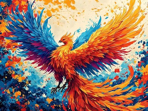 Malen Nach Zahlen Erwachsene Farbe Phönix Malen Nach Zahlen Kinder, DIY Handgemalt Ölgemälde Kit, Mit 3 Pinsel und Hochwertige Acrylfarben Leinwand Basteln, für Home Wand Decor Geschenk 90x120cm w-17 Malen Nach Zahlen Erwachsene Farbe Phönix Malen Nach Zahlen Kinder, DIY Handgemalt Ölgemälde Kit, Mit 3 Pinsel und Hochwertige Acrylfarben Leinwand Basteln, für Home Wand Decor Geschenk 90x120cm w-17 von Tifnuer