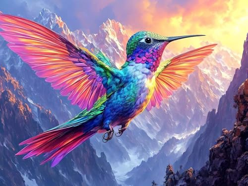 Malen Nach Zahlen Erwachsene Farbe Vogel Malen Nach Zahlen Kinder, DIY Handgemalt Ölgemälde Kit, Mit 3 Pinsel und Hochwertige Acrylfarben Leinwand Basteln, für Home Wand Decor Geschenk 90x120cm w-43 von Tifnuer