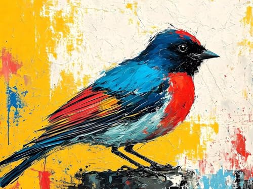 Malen Nach Zahlen Erwachsene Farbe Vogel Malen Nach Zahlen Kinder, DIY Handgemalt Ölgemälde Kit, Mit 3 Pinsel und Hochwertige Acrylfarben Leinwand Basteln, für Home Wand Decor Geschenk 90x120cm w-44 Malen Nach Zahlen Erwachsene Farbe Vogel Malen Nach Zahlen Kinder, DIY Handgemalt Ölgemälde Kit, Mit 3 Pinsel und Hochwertige Acrylfarben Leinwand Basteln, für Home Wand Decor Geschenk 90x120cm w-44 von Tifnuer