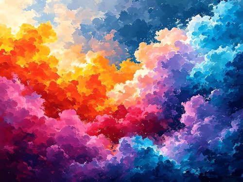 Malen Nach Zahlen Erwachsene Farbe Wolke Malen Nach Zahlen Kinder, DIY Handgemalt Ölgemälde Kit, Mit 3 Pinsel und Hochwertige Acrylfarben Leinwand Basteln, für Home Wand Decor Geschenk 90x120cm w-59 Malen Nach Zahlen Erwachsene Farbe Wolke Malen Nach Zahlen Kinder, DIY Handgemalt Ölgemälde Kit, Mit 3 Pinsel und Hochwertige Acrylfarben Leinwand Basteln, für Home Wand Decor Geschenk 90x120cm w-59 von Tifnuer