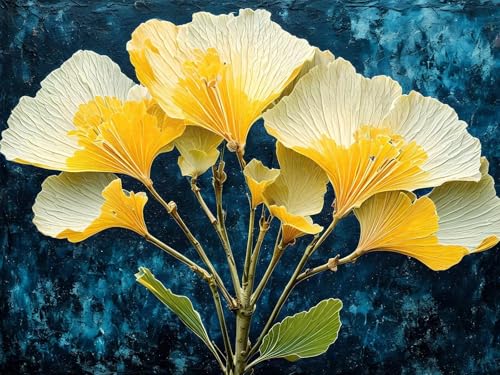 Malen Nach Zahlen Erwachsene Gelb Ginkgoblatt Malen Nach Zahlen Kinder, DIY Handgemalt Ölgemälde Kit, Mit 3 Pinsel und Hochwertige Acrylfarben Leinwand Basteln, für Home Decor Geschenk 70x90cm w-266 Malen Nach Zahlen Erwachsene Gelb Ginkgoblatt Malen Nach Zahlen Kinder, DIY Handgemalt Ölgemälde Kit, Mit 3 Pinsel und Hochwertige Acrylfarben Leinwand Basteln, für Home Decor Geschenk 70x90cm w-266 von Tifnuer
