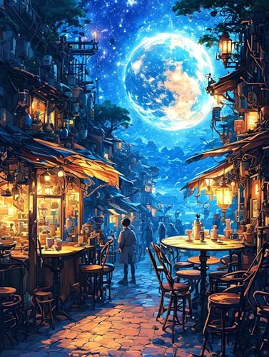 Malen Nach Zahlen Erwachsene Mond Kabine Malen Nach Zahlen Kinder, DIY Handgemalt Ölgemälde Kit, Mit 3 Pinsel und Hochwertige Acrylfarben Leinwand Basteln, für Home Wand Decor Geschenk 90x120cm w-983 Malen Nach Zahlen Erwachsene Mond Kabine Malen Nach Zahlen Kinder, DIY Handgemalt Ölgemälde Kit, Mit 3 Pinsel und Hochwertige Acrylfarben Leinwand Basteln, für Home Wand Decor Geschenk 90x120cm w-983 von Tifnuer