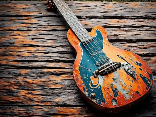 Malen Nach Zahlen Erwachsene Retro Gitarre Malen Nach Zahlen Kinder, DIY Handgemalt Ölgemälde Kit, Mit 3 Pinsel und Hochwertige Acrylfarben Leinwand Basteln, für Home Wand Decor Geschenk 70x90cm w-189 Malen Nach Zahlen Erwachsene Retro Gitarre Malen Nach Zahlen Kinder, DIY Handgemalt Ölgemälde Kit, Mit 3 Pinsel und Hochwertige Acrylfarben Leinwand Basteln, für Home Wand Decor Geschenk 70x90cm w-189 von Tifnuer