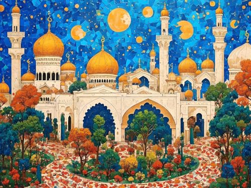 Malen Nach Zahlen Erwachsene Schloss Abstrakt Malen Nach Zahlen Kinder, DIY Handgemalt Ölgemälde Kit, Mit 3 Pinsel und Hochwertige Acrylfarben Leinwand Basteln, für Home Decor Geschenk 90x120cm w-74 Malen Nach Zahlen Erwachsene Schloss Abstrakt Malen Nach Zahlen Kinder, DIY Handgemalt Ölgemälde Kit, Mit 3 Pinsel und Hochwertige Acrylfarben Leinwand Basteln, für Home Decor Geschenk 90x120cm w-74 von Tifnuer