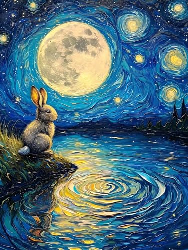 Malen Nach Zahlen Erwachsene Sternenhimmel Kaninchen Malen Nach Zahlen Kinder, DIY Handgemalt Ölgemälde Kit, Mit 3 Pinsel und Hochwertige Acrylfarben Leinwand Basteln für Home Decor 90x120cm w-942 Malen Nach Zahlen Erwachsene Sternenhimmel Kaninchen Malen Nach Zahlen Kinder, DIY Handgemalt Ölgemälde Kit, Mit 3 Pinsel und Hochwertige Acrylfarben Leinwand Basteln für Home Decor 90x120cm w-942 von Tifnuer