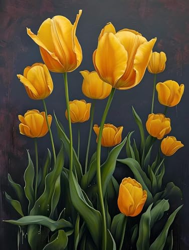 Malen Nach Zahlen Erwachsene Tulpe Blume Malen Nach Zahlen Kinder, DIY Handgemalt Ölgemälde Kit, Mit 3 Pinsel und Hochwertige Acrylfarben Leinwand Basteln, für Home Wand Decor Geschenk 50x65cm w-962 Malen Nach Zahlen Erwachsene Tulpe Blume Malen Nach Zahlen Kinder, DIY Handgemalt Ölgemälde Kit, Mit 3 Pinsel und Hochwertige Acrylfarben Leinwand Basteln, für Home Wand Decor Geschenk 50x65cm w-962 von Tifnuer