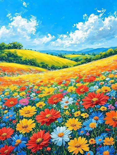 Malen Nach Zahlen Erwachsene Wolke Blumenmeer Malen Nach Zahlen Kinder, DIY Handgemalt Ölgemälde Kit, Mit 3 Pinsel und Hochwertige Acrylfarben Leinwand Basteln, für Home Decor Geschenk 90x120cm w-987 Malen Nach Zahlen Erwachsene Wolke Blumenmeer Malen Nach Zahlen Kinder, DIY Handgemalt Ölgemälde Kit, Mit 3 Pinsel und Hochwertige Acrylfarben Leinwand Basteln, für Home Decor Geschenk 90x120cm w-987 von Tifnuer