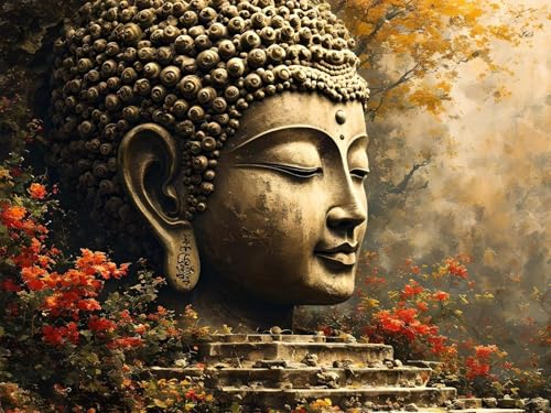 Malen Nach Zahlen Erwachsene Zen Statue Malen Nach Zahlen Kinder, DIY Handgemalt Ölgemälde Kit, Mit 3 Pinsel und Hochwertige Acrylfarben Leinwand Basteln, für Home Wand Decor Geschenk 90x120cm w-67 Malen Nach Zahlen Erwachsene Zen Statue Malen Nach Zahlen Kinder, DIY Handgemalt Ölgemälde Kit, Mit 3 Pinsel und Hochwertige Acrylfarben Leinwand Basteln, für Home Wand Decor Geschenk 90x120cm w-67 von Tifnuer