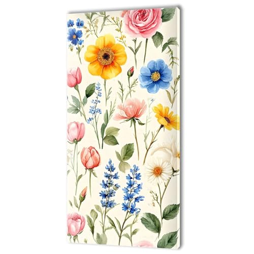 Malen Nach Zahlen Farbe Blume, Malen Nach Zahlen Kinder, DIY Set Erwachsene Großes XXL, Handgemalt Ölgemälde Leinwand Kit Basteln Erwachsene, Home Deko, Weihnachten, Frauen Geschenk 100x200cm w-47 von Tifnuer