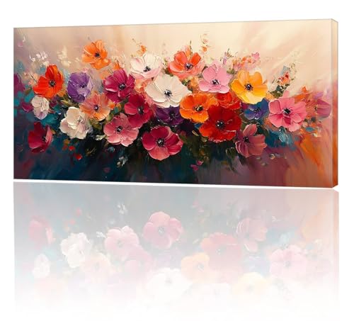 Malen Nach Zahlen Farbe Blume, Malen Nach Zahlen Kinder, DIY Set Erwachsene Großes XXL, Handgemalt Ölgemälde Leinwand Kit Basteln Erwachsene, Home Deko, Weihnachten, Frauen Geschenk 100x200cm w-56 von Tifnuer
