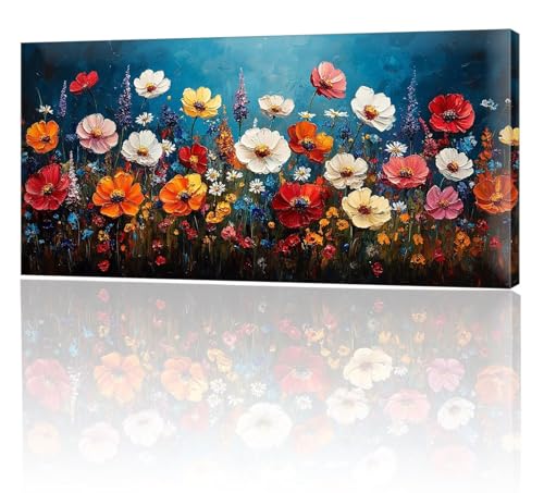 Malen Nach Zahlen Farbe Blume, Malen Nach Zahlen Kinder, DIY Set Erwachsene Großes XXL, Handgemalt Ölgemälde Leinwand Kit Basteln Erwachsene, Home Deko, Weihnachten, Frauen Geschenk 100x200cm w-58 von Tifnuer