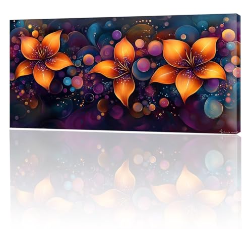 Malen Nach Zahlen Farbe Blume, Malen Nach Zahlen Kinder, DIY Set Erwachsene Großes XXL, Handgemalt Ölgemälde Leinwand Kit Basteln Erwachsene, Home Deko, Weihnachten, Frauen Geschenk 100x200cm w-60 von Tifnuer