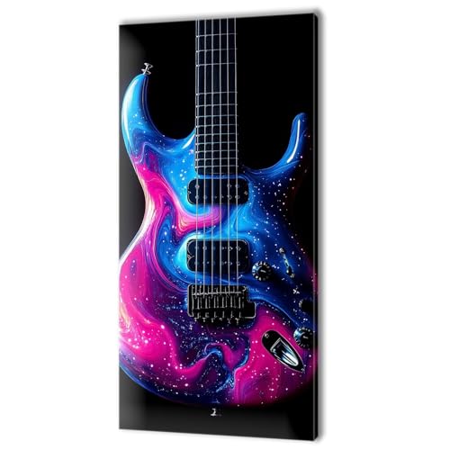 Malen Nach Zahlen Farbe Gitarre, Malen Nach Zahlen Kinder, DIY Set Erwachsene Großes XXL, Handgemalt Ölgemälde Leinwand Kit Basteln Erwachsene, Home Deko, Weihnachten, Frauen Geschenk 100x200cm w-51 von Tifnuer