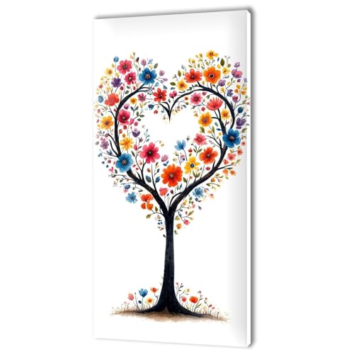 Malen Nach Zahlen Farbe Liebe, Malen Nach Zahlen Kinder, DIY Set Erwachsene Großes XXL, Handgemalt Ölgemälde Leinwand Kit Basteln Erwachsene, Home Deko, Weihnachten, Frauen Geschenk 80x160cm w-15 von Tifnuer